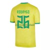 Maillot de Supporter Brésil RODRYGO 26 Domicile Coupe du Monde 2022 Pour Homme